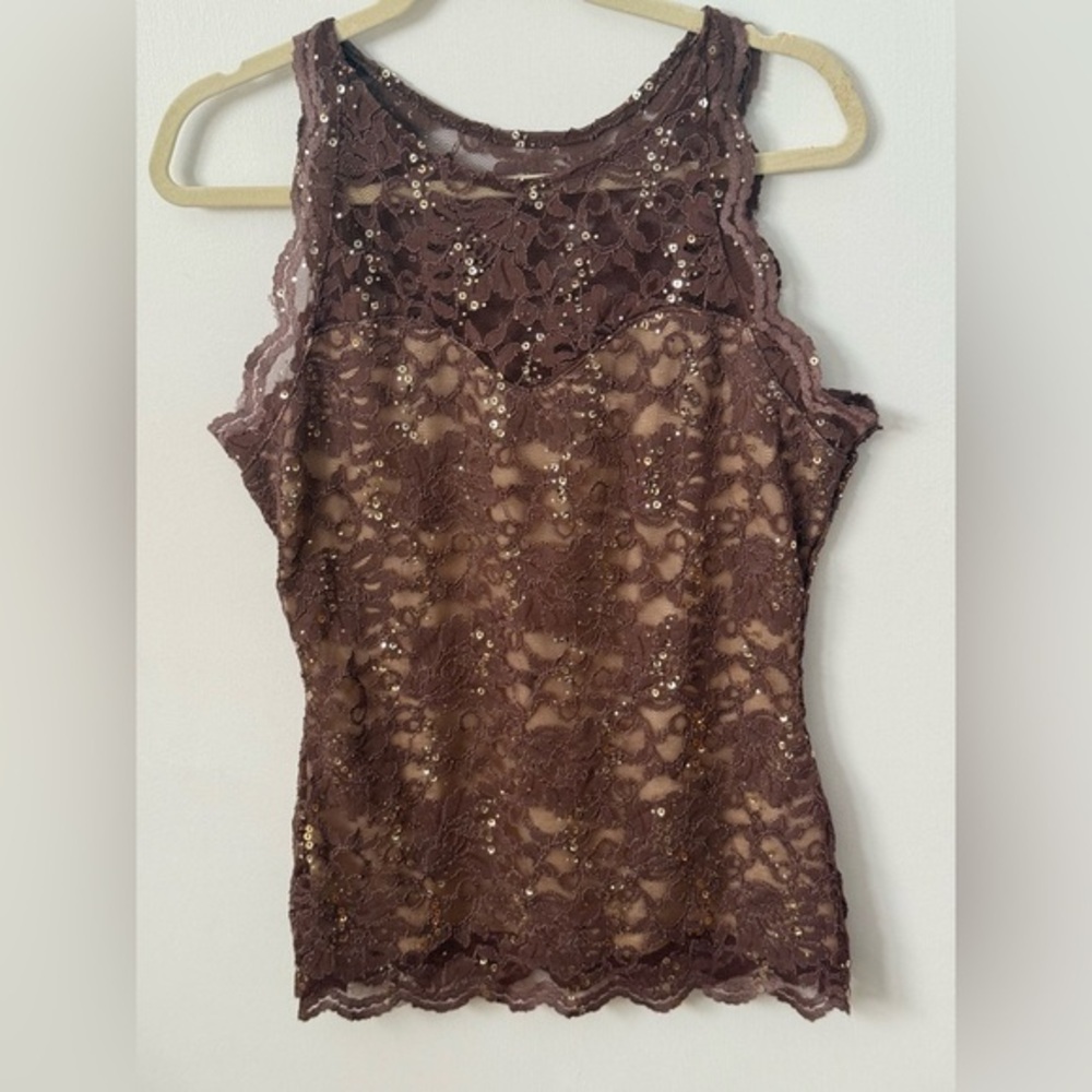 Boston Proper sequin top🧡